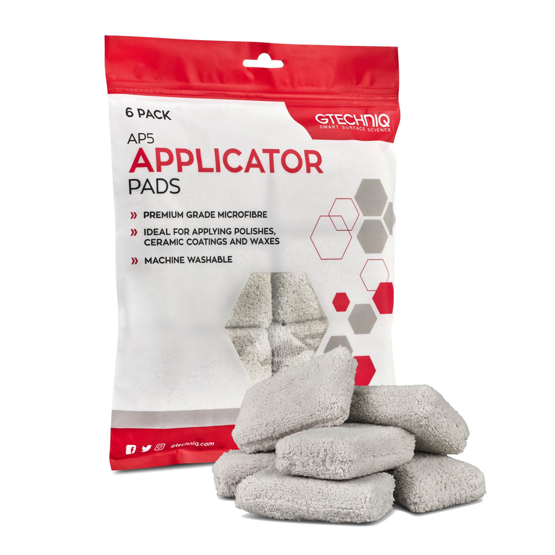 GTECHNIQ - Auto AP5 Microfibre Applicator Pad 6x